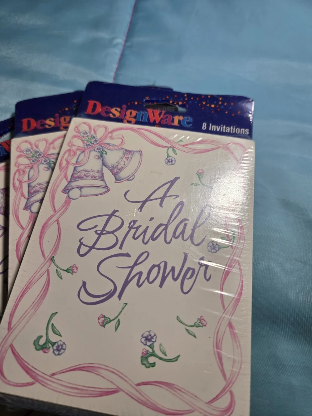 24 Bridal Shower Invitations Vintage Design Ware By American Greetings New...